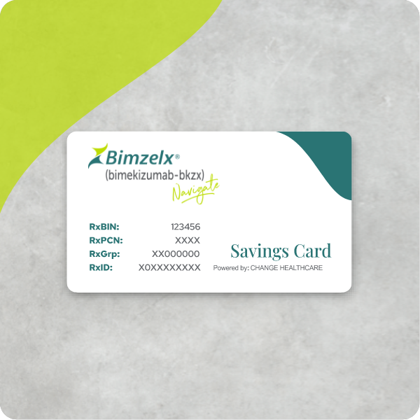 BIMZELX Navigate® Savings Card