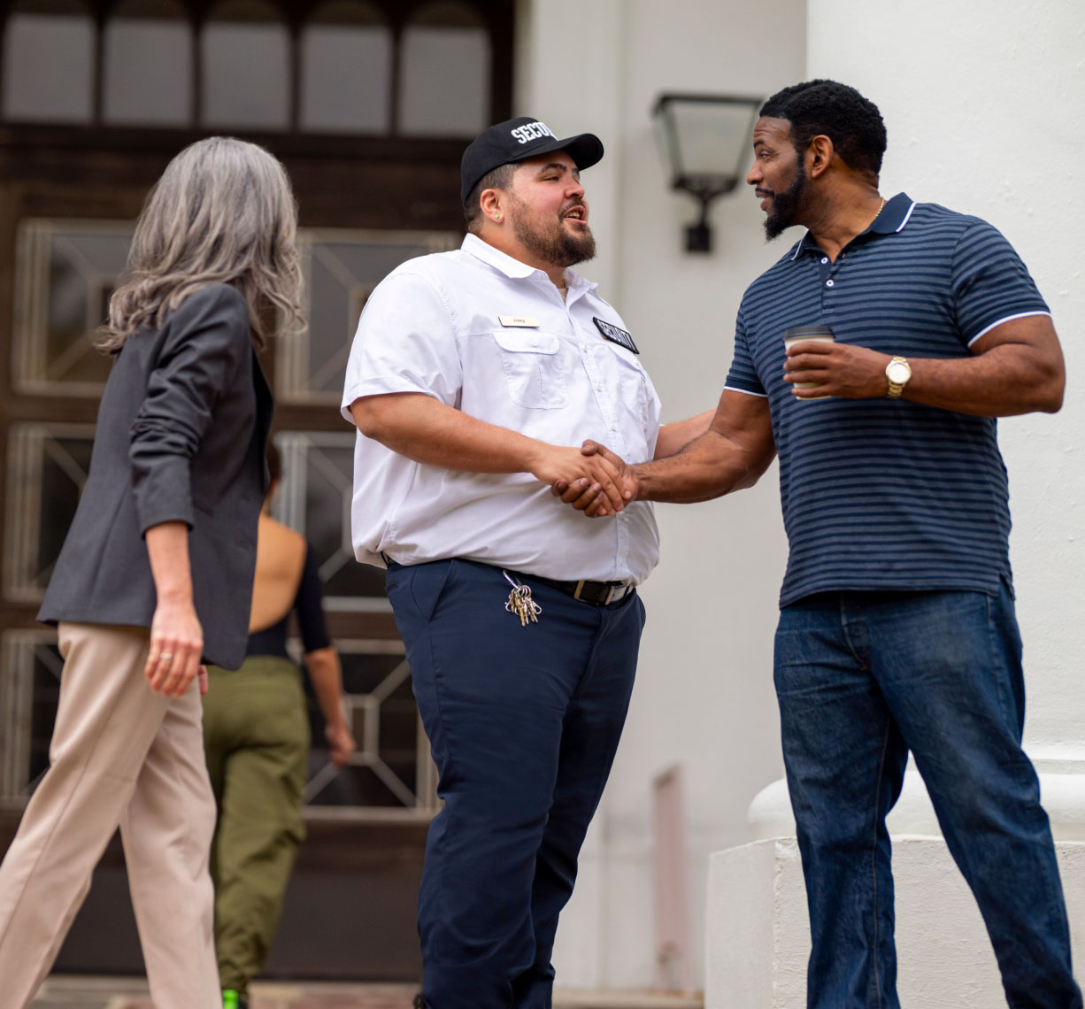 People shaking hands